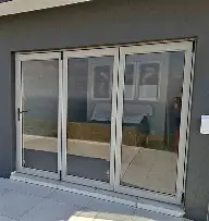 Stacking doors installation, Sandton