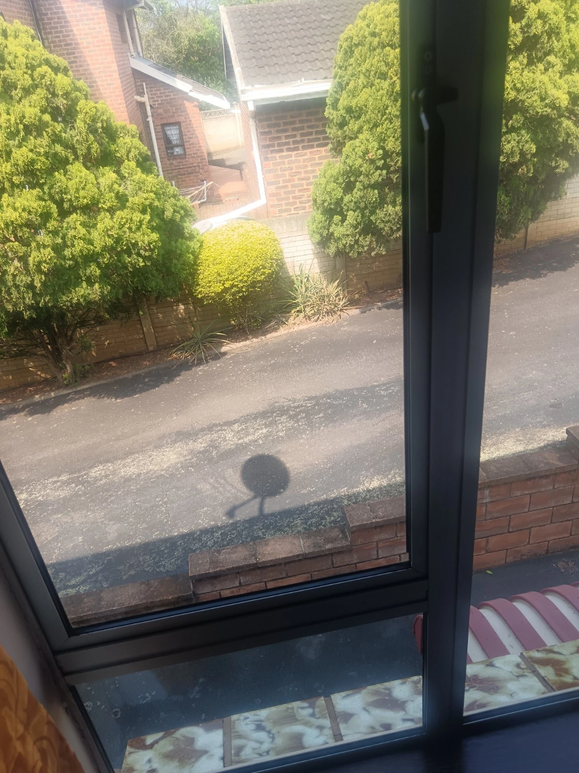 Black aluminium bedroom window